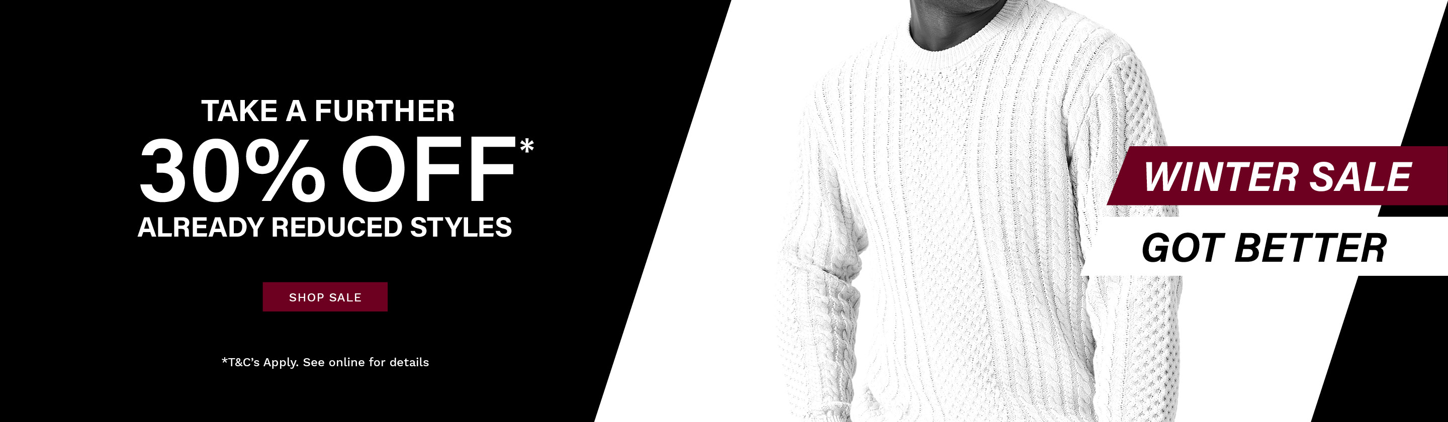 Take a further 30% off