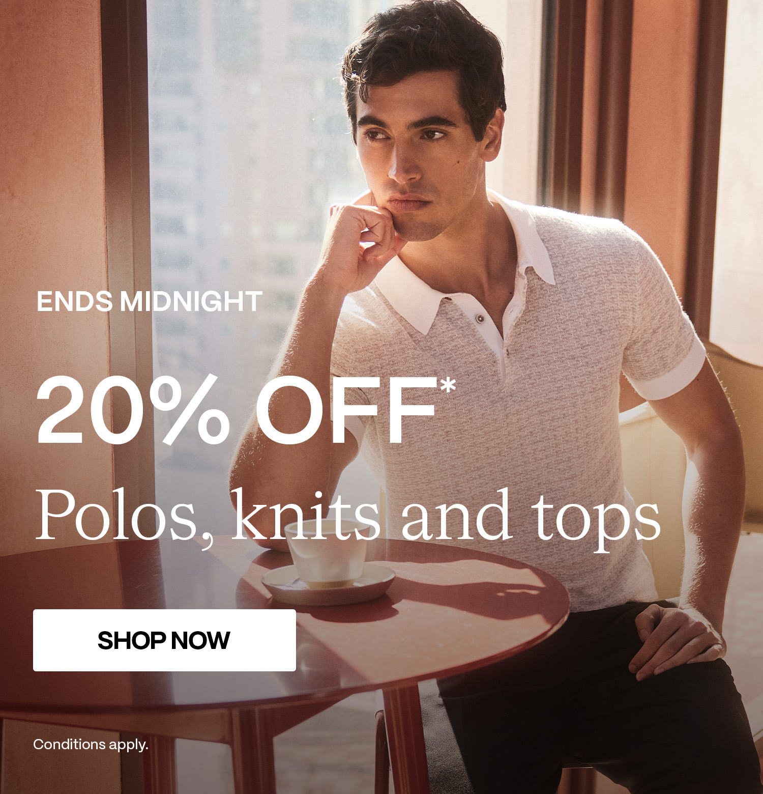 20% Off Tops, Knits & Polos | Politix Menswear | Clothing and Accessories Sale