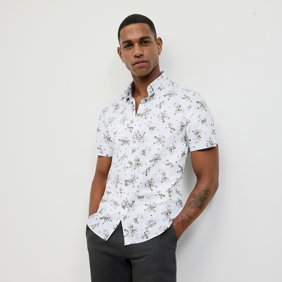 Floral Short Sleeve Shirt