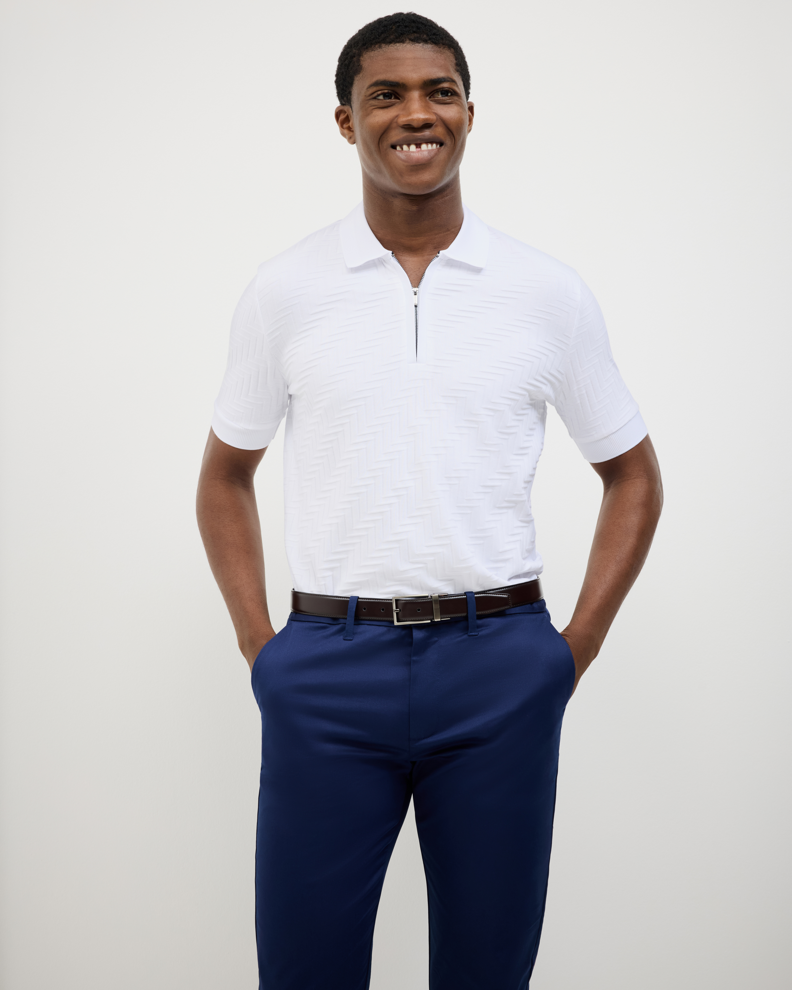 Lee Zip-up Polo