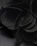 Charly Flower Lapel Pin, Black, swatch