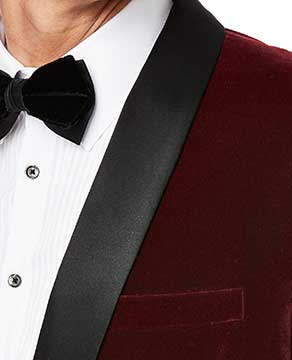 politix blue velvet jacket