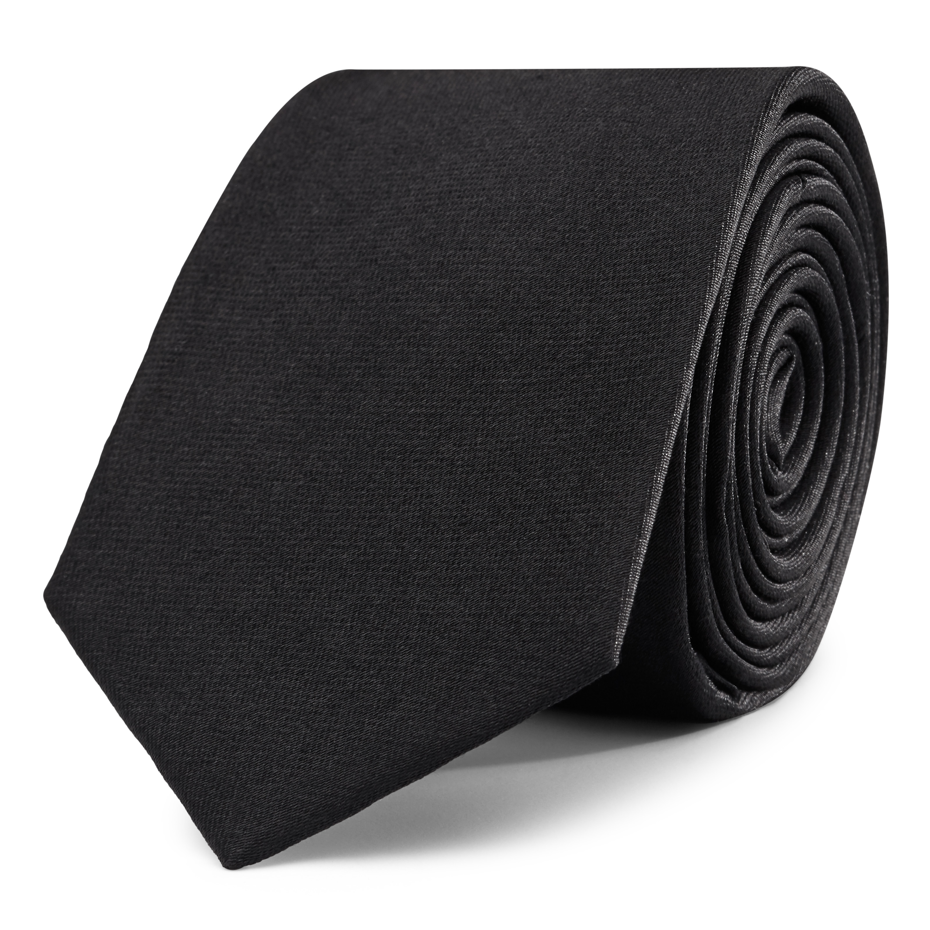 Garin - Black - Sateen Silk Tie | Ties | Politix