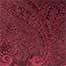 Silk Self Paisley Pocket Square, Burgundy, swatch