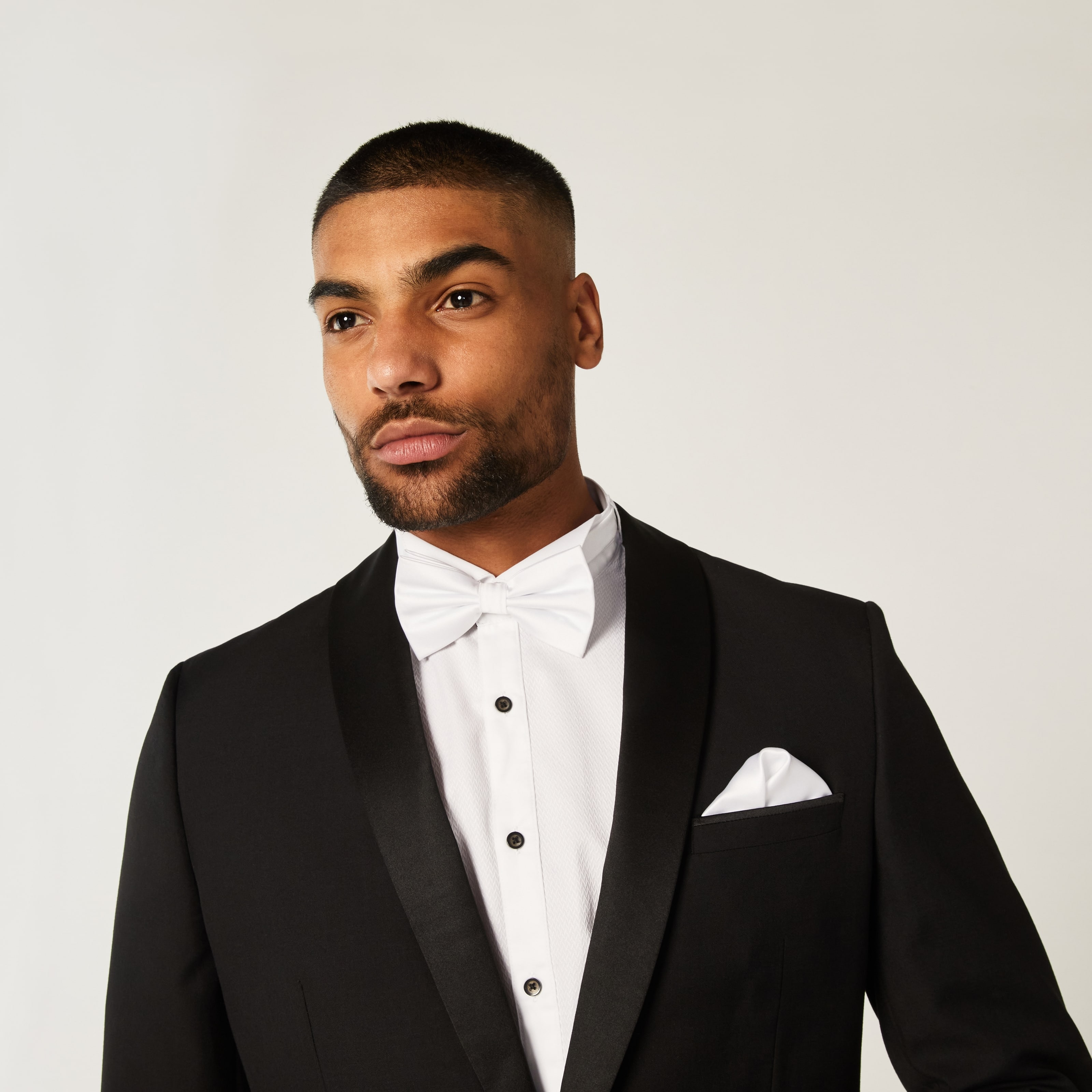 Chalton Tuxedo Jacket - Black Chintz 