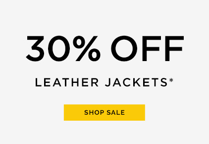 30% Off Leather Jacket. Shop Sale.
